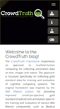 Mobile Screenshot of crowdtruth.org