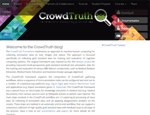 Tablet Screenshot of crowdtruth.org